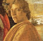 Sandro Botticelli Self-Portrait oil painting artist